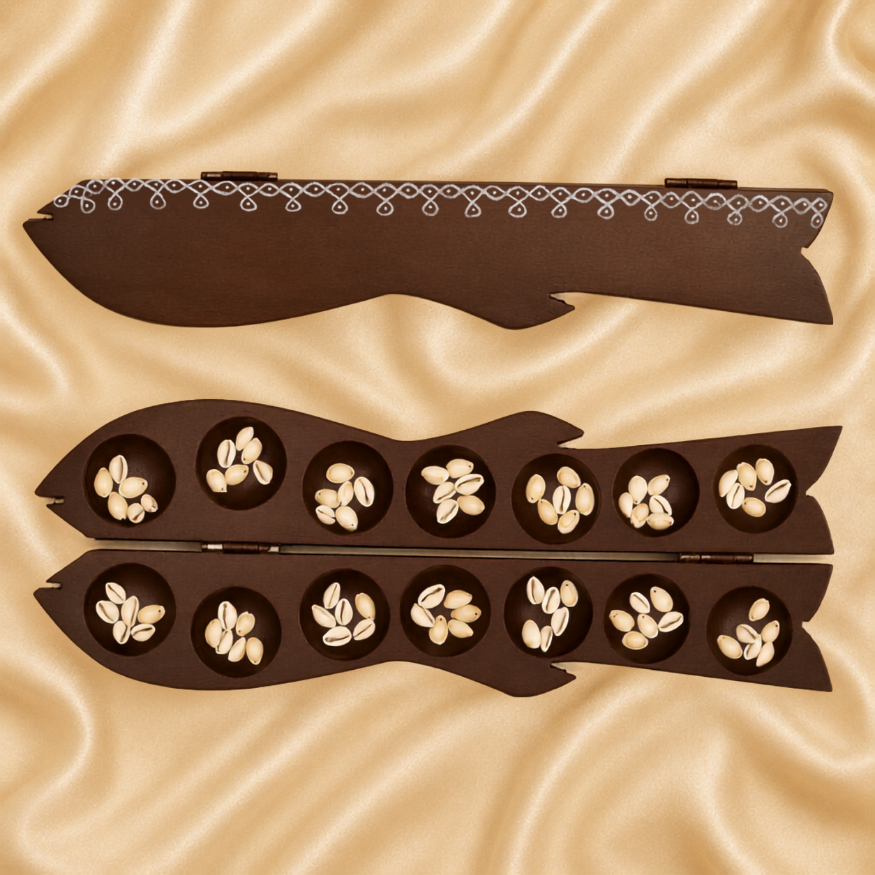 Pallanguzhi traditional toy set